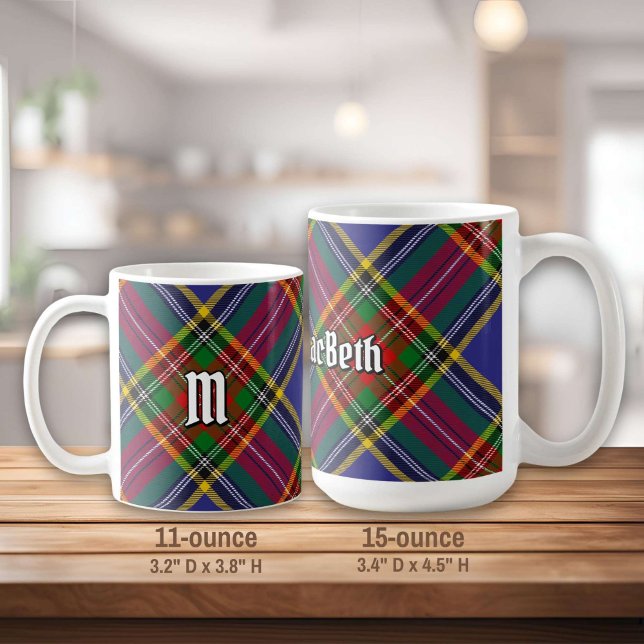 Clan MacBeth Tartan Coffee Mug (Créateur téléchargé)