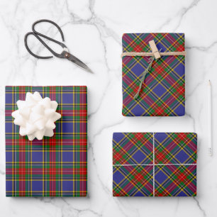 Clan MacBeth Tartan Envelopper les feuilles de pap