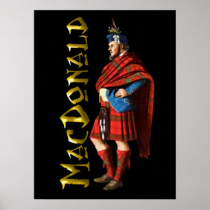 Clan MacDonald Affiche du rêve écossais des Highla