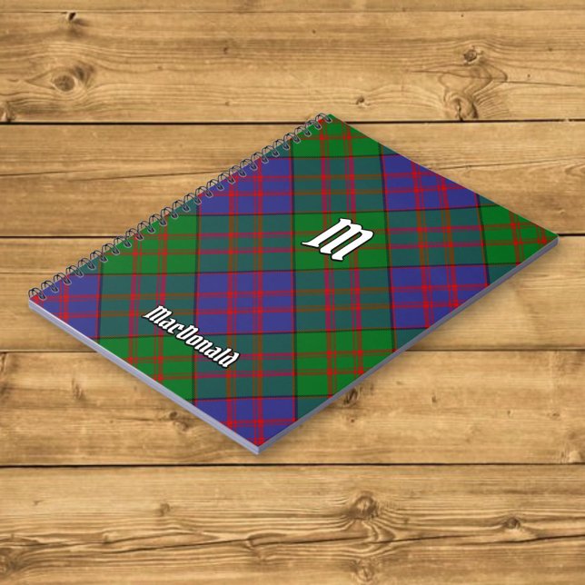 Clan MacDonald Carnet Tartan (Créateur téléchargé)