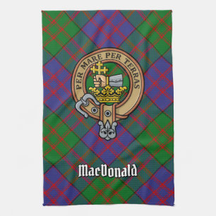 Clan MacDonald Crest Serviette de cuisine