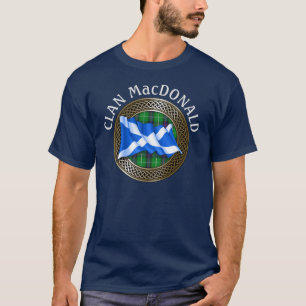 Clan MacDonald Crest & T-shirt Knot Tartan