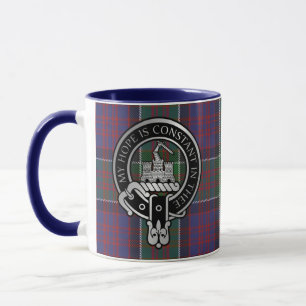 Clan MacDonald de Clanranald Crest & Tartan Mug
