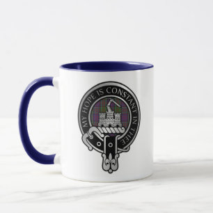 Clan MacDonald de Clanranald Crest & Tartan Mug