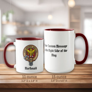 Clan MacDonald de Keppoch Crest Mug