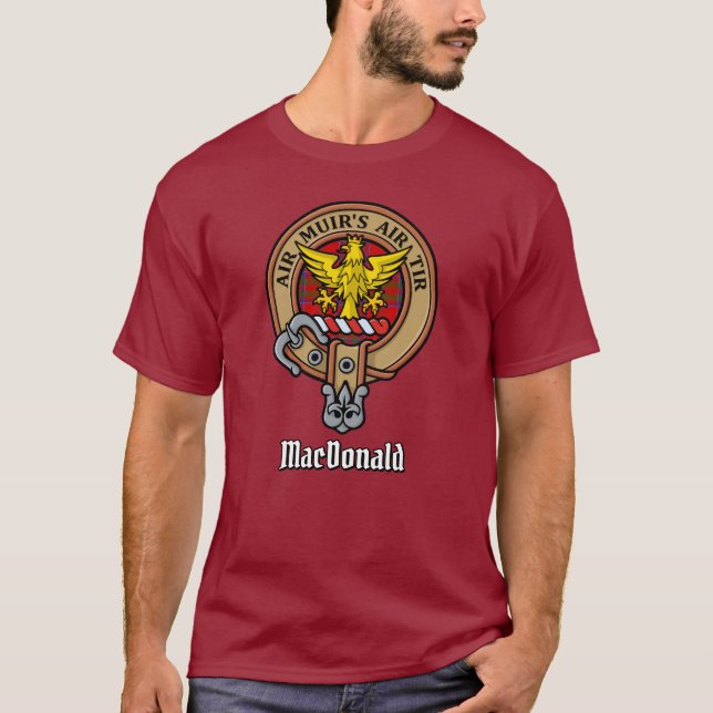 Clan MacDonald du T-shirt Keppoch Crest (Devant)