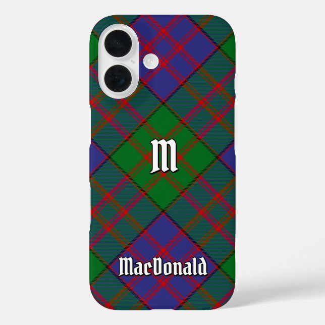 Clan MacDonald Tartan Coque-Mate coque iphone (Verso)