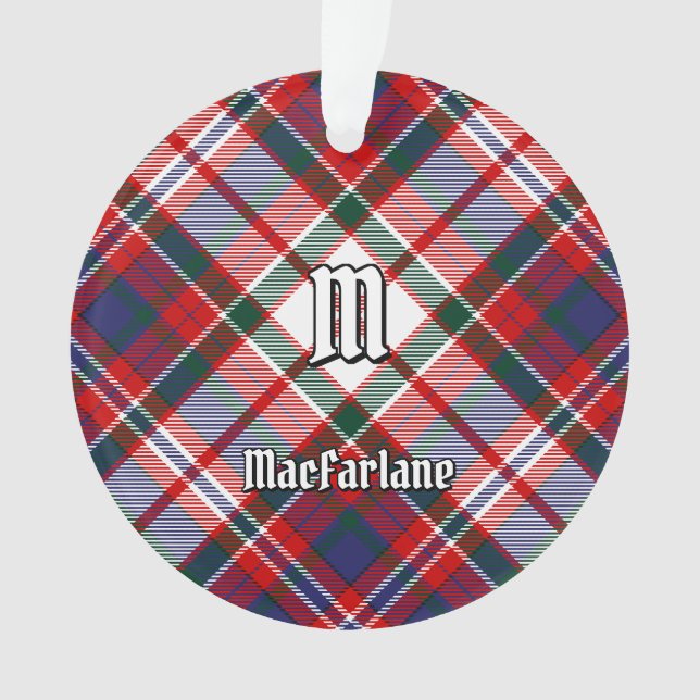 Clan MacFarlane robe Tartan (devant)