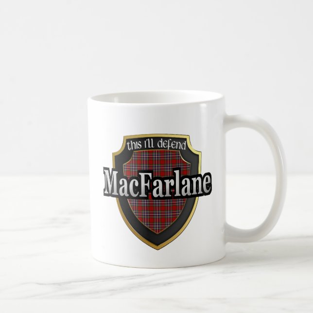 Clan MacFarlane Scottish Dynasty Tartan Mugs Cups (Droite)