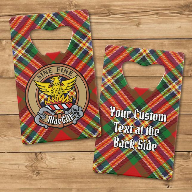 Clan MacGill Crest sur Tartan (Créateur téléchargé)