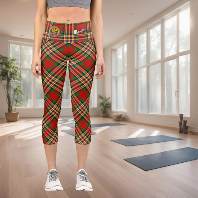 Clan MacGill Tartan Capri Leggings (Créateur téléchargé)