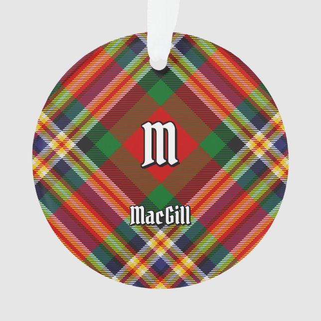 Clan MacGill Tartan Ornament (devant)