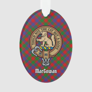 Clan MacGowan Crest sur Tartan