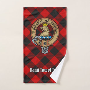 Clan MacGregor Crest sur Rob Roy Tartan