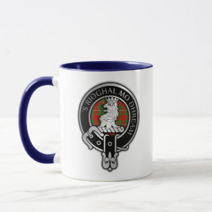 Clan MacGregor Crest & Tartan Mug