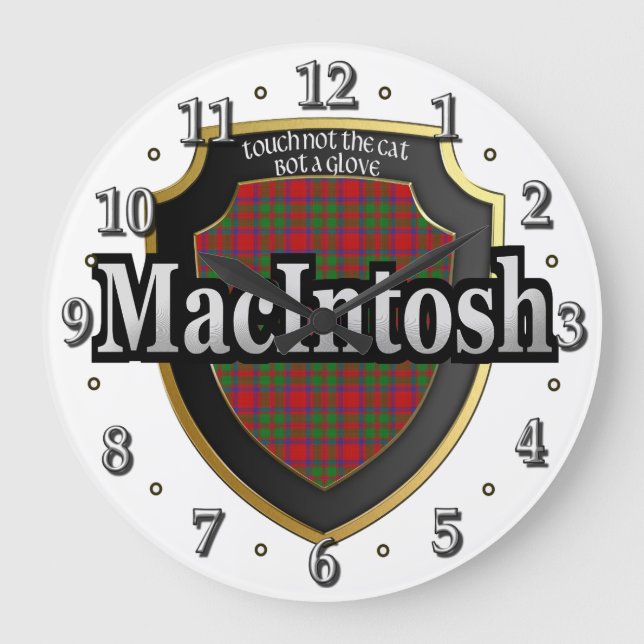Clan MacIntosh Tartan Ecosse Dream Horloge (Recto)
