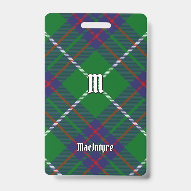 Clan MacIntyre Chasse Badge Tartan (Avant)
