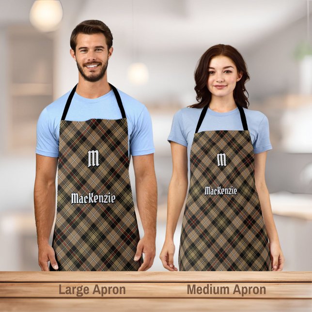 Clan MacKenzie Chasse Brown tablier Tartan (Créateur téléchargé)