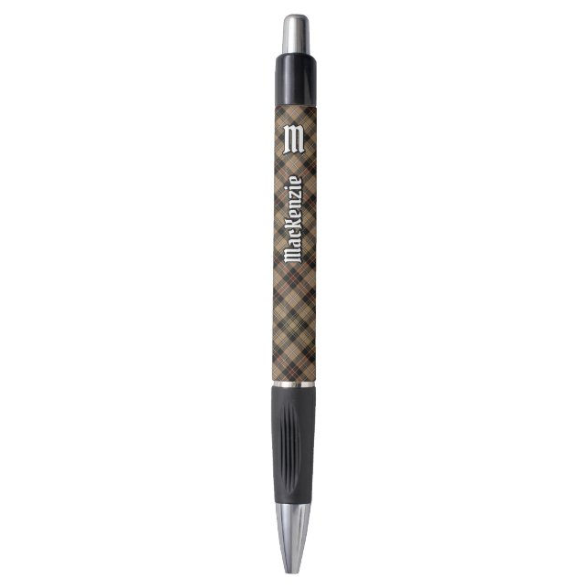 Clan MacKenzie Chasse Stylo Tartan Brown (Devant (Vertical))
