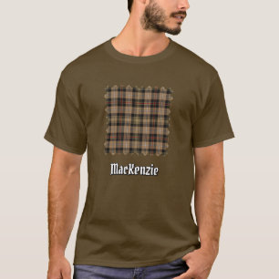 Clan MacKenzie Chasse T-shirt Tartan Brown
