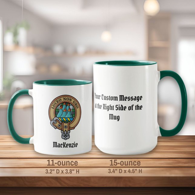 Clan MacKenzie Crest Mug (Créateur téléchargé)