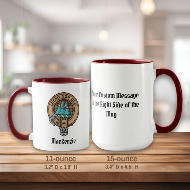 Clan MacKenzie Crest Mug (Créateur téléchargé)