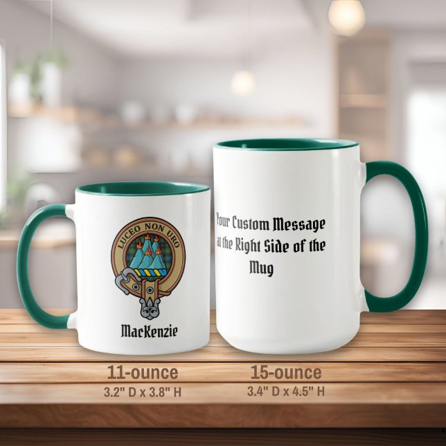 Clan MacKenzie Crest Mug (Créateur téléchargé)