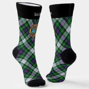 Clan MacKenzie Crest sur la robe Tartan Chaussette