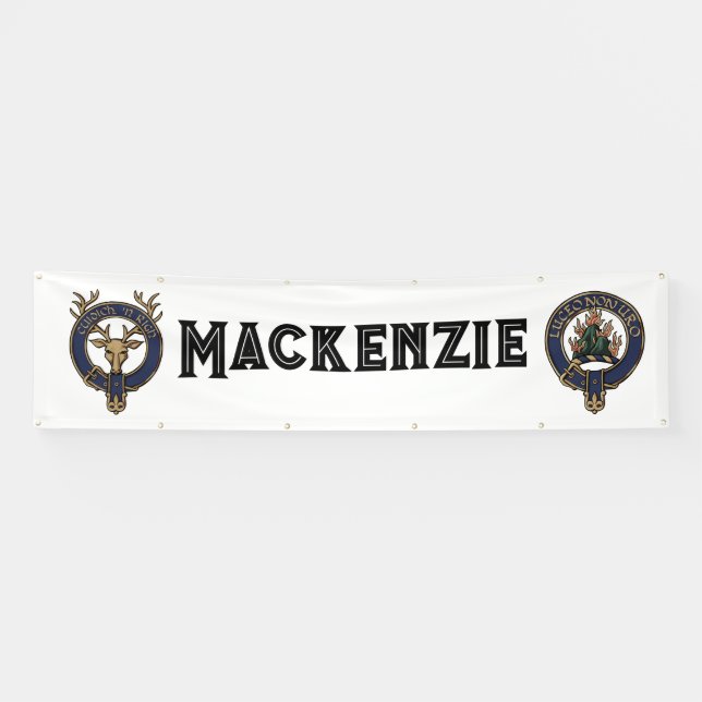 Clan Mackenzie Highland Games Tente Bannière (Horizontal)