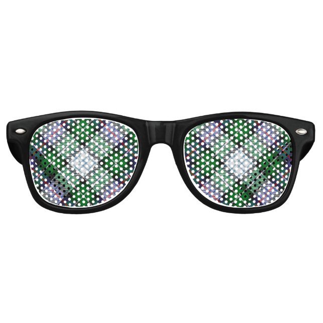 Clan MacKenzie Robe Tartan Lunettes de soleil rétr (Devant)