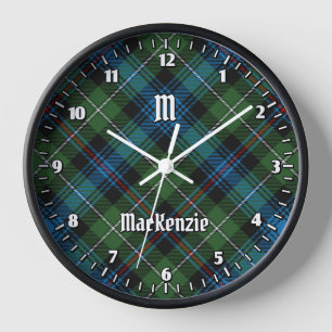 Clan MacKenzie Tartan Grande horloge