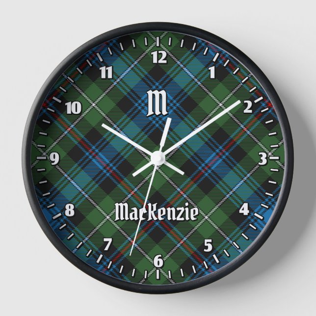 Clan MacKenzie Tartan Grande horloge (Recto)