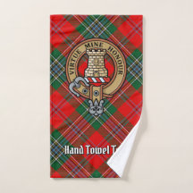 Clan MacLean Crest sur Tartan