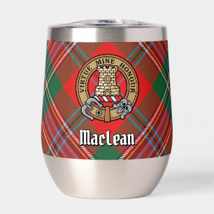 Clan MacLean Crest sur Tartan