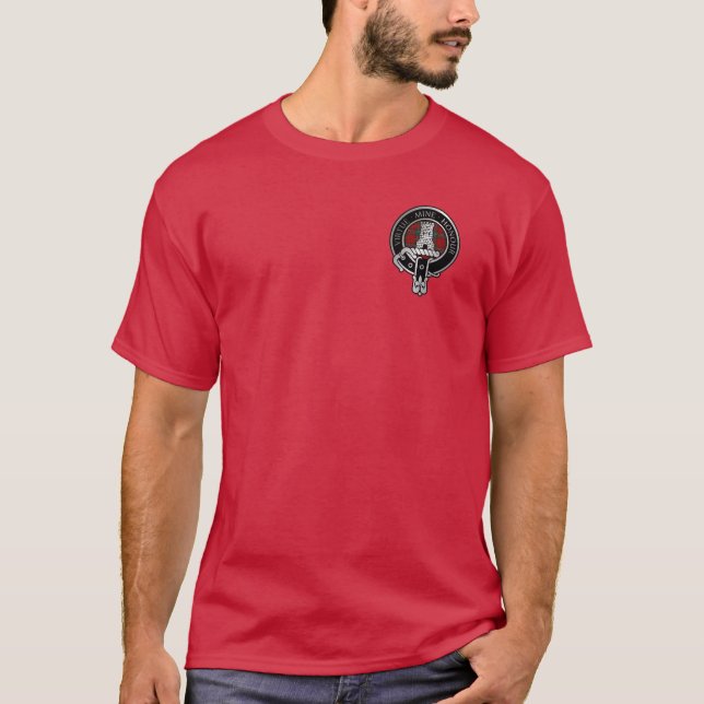 Clan MacLean Crest & T-Shirt Tartan (Devant)
