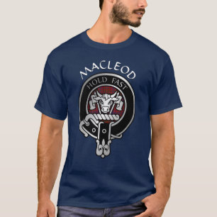 Clan MacLeod Crest & T-Shirt Tartan Rouge