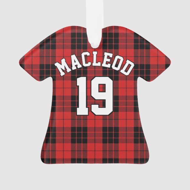 Clan MacLeod de Raasay Tartan Christmas Jersey (dos)