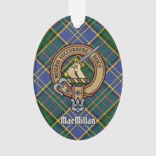 Clan MacMillan Crest sur la chasse Tartan