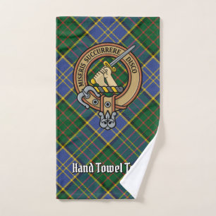 Clan MacMillan Crest sur la chasse Tartan