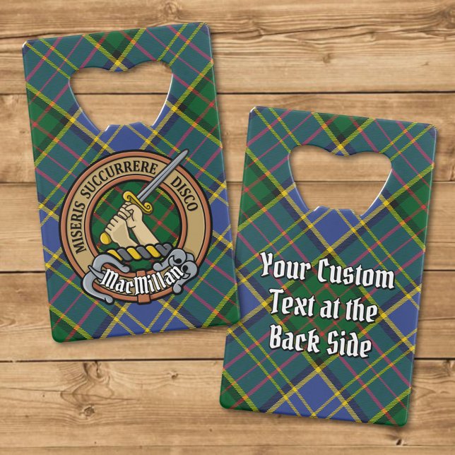 Clan MacMillan Crest sur la chasse Tartan (Créateur téléchargé)