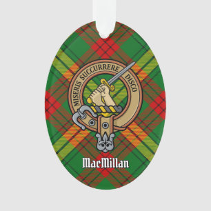 Clan MacMillan Crest sur Tartan