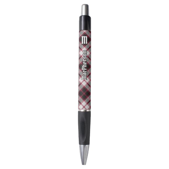 Clan MacPherson Chasse Stylo Tartan (Devant (Vertical))