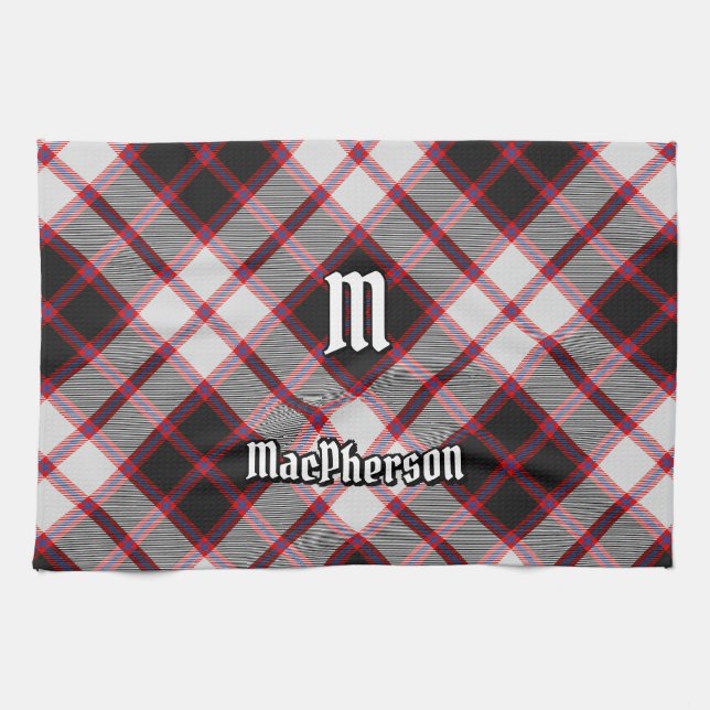 Clan MacPherson Chasse Tartan Serviette de cuisine (Horizontal)