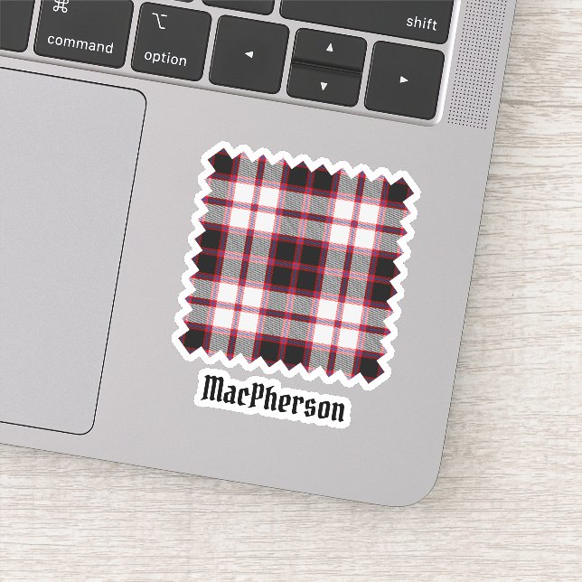 Clan MacPherson Chasse Tartan Sticker (Détail)
