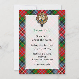 Clan MacPherson Crest Invitation