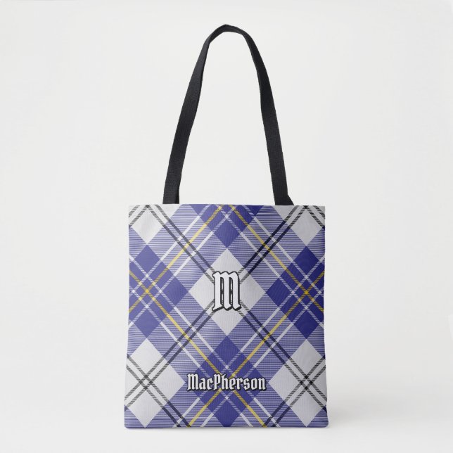 Clan MacPherson Robe Bleue Sac fourre-tout tatan (Devant)