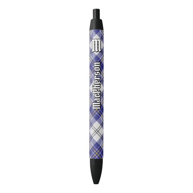 Clan MacPherson Robe Bleue Stylo à encre tatan (devant Vertical)