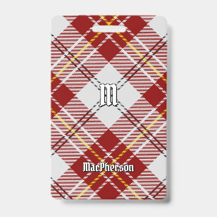 Clan MacPherson Robe Rouge Badge Tartan