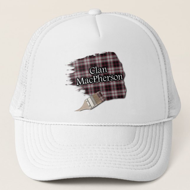 Clan MacPherson Tartan Casquette de pinceau (Devant)