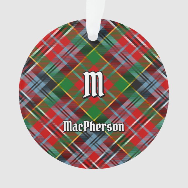 Clan MacPherson Tartan Ornament (devant)